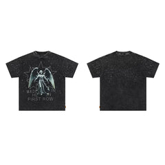 First Row “Made in Heaven” Angel Rhinestone Vintage Tee